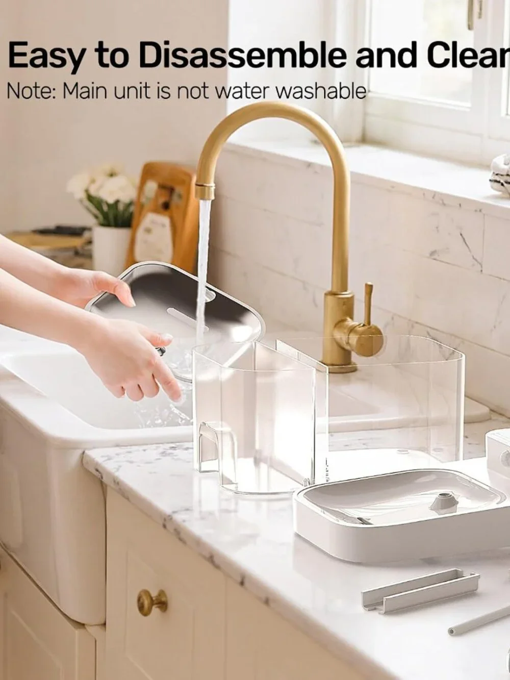 Hapaw 2026 Intelligent Pet Water Fountain No Filter Cotton App Monitoring